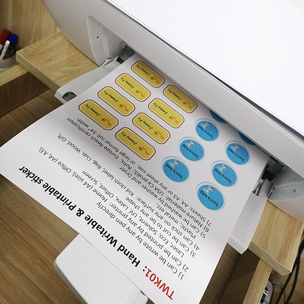 Inkjet -stickers voor kleding