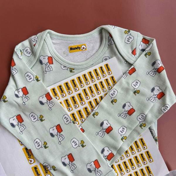 Naam labels voor kleding